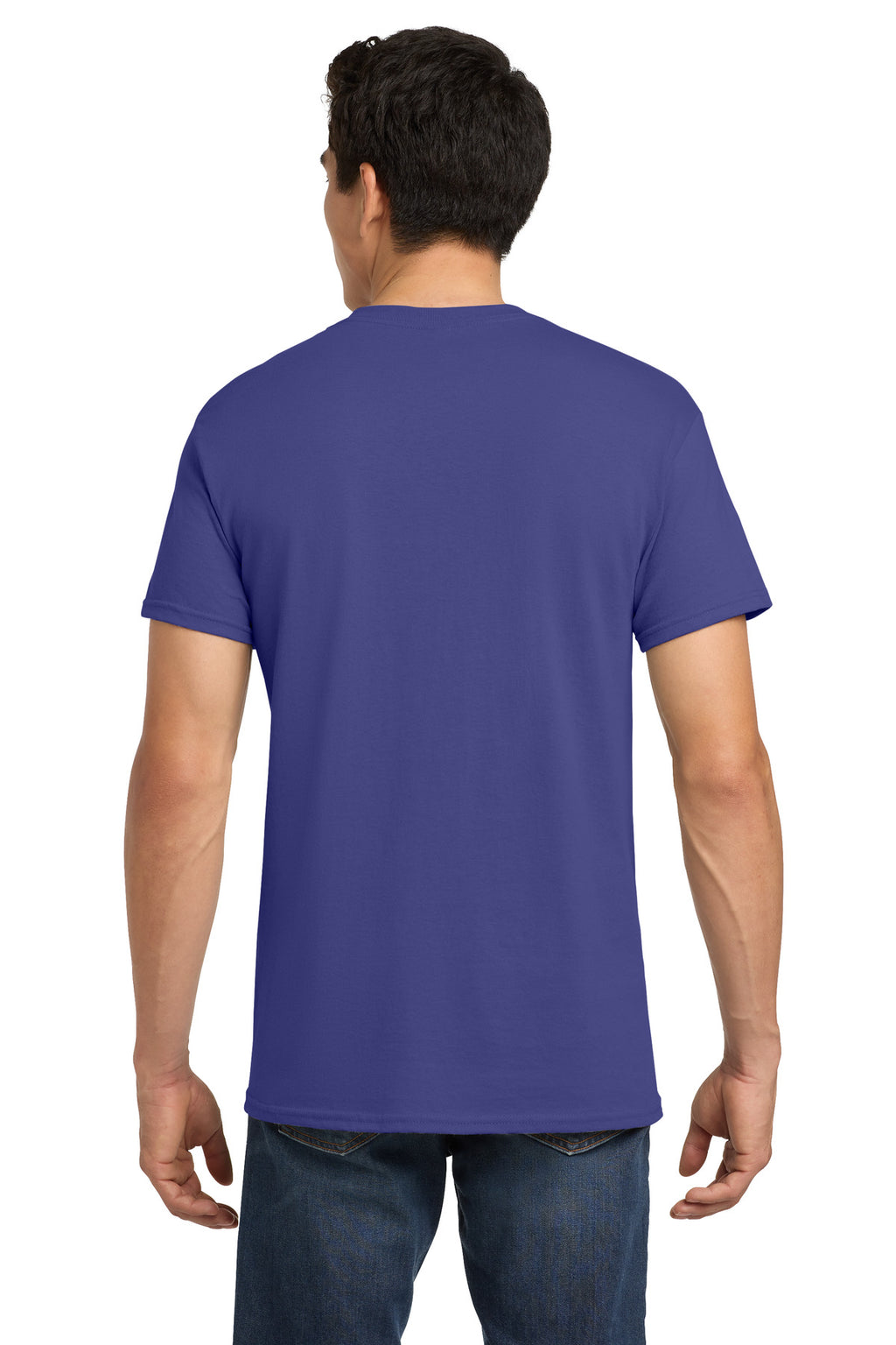 Gildan - Heavy Cotton 100% Cotton T-Shirt. 5000 - Lilac - back