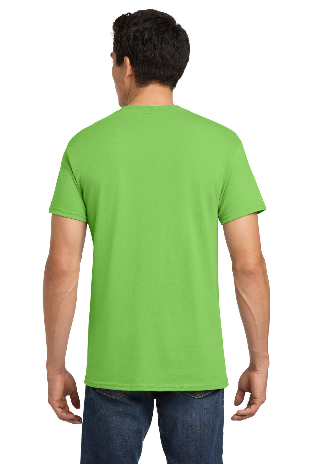 Gildan - Heavy Cotton 100% Cotton T-Shirt. 5000 - Lime - back