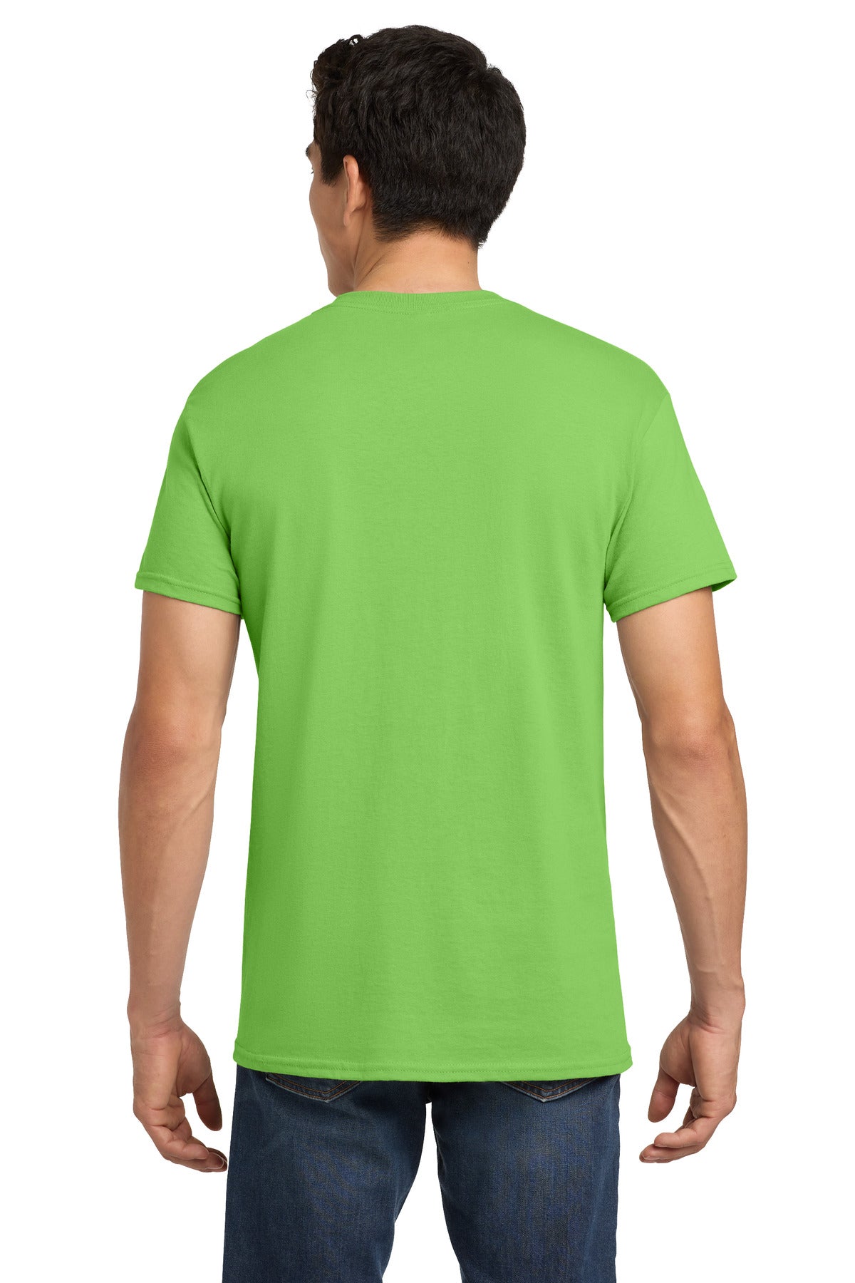Gildan - Heavy Cotton 100% Cotton T-Shirt. 5000 - Lime - back