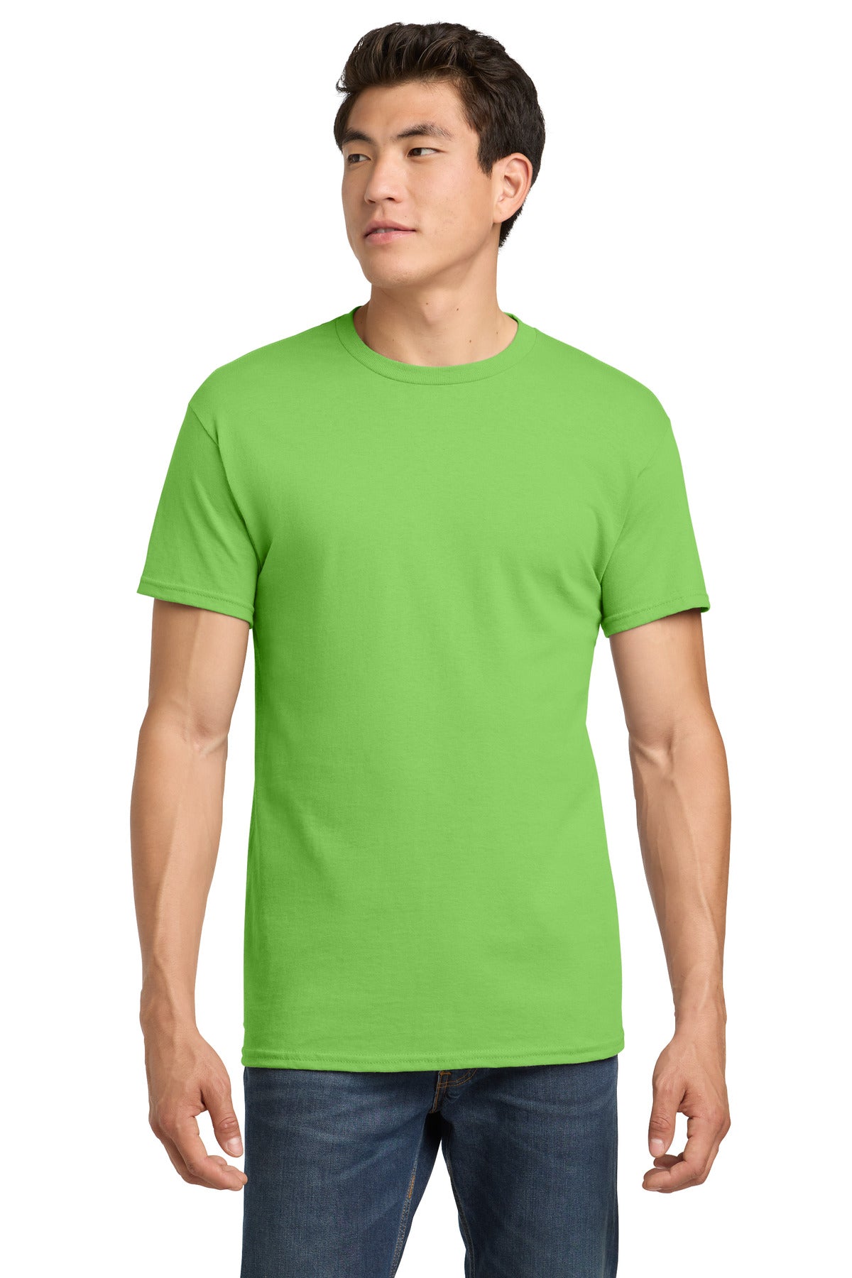 Gildan - Heavy Cotton 100% Cotton T-Shirt. 5000 - Lime - front