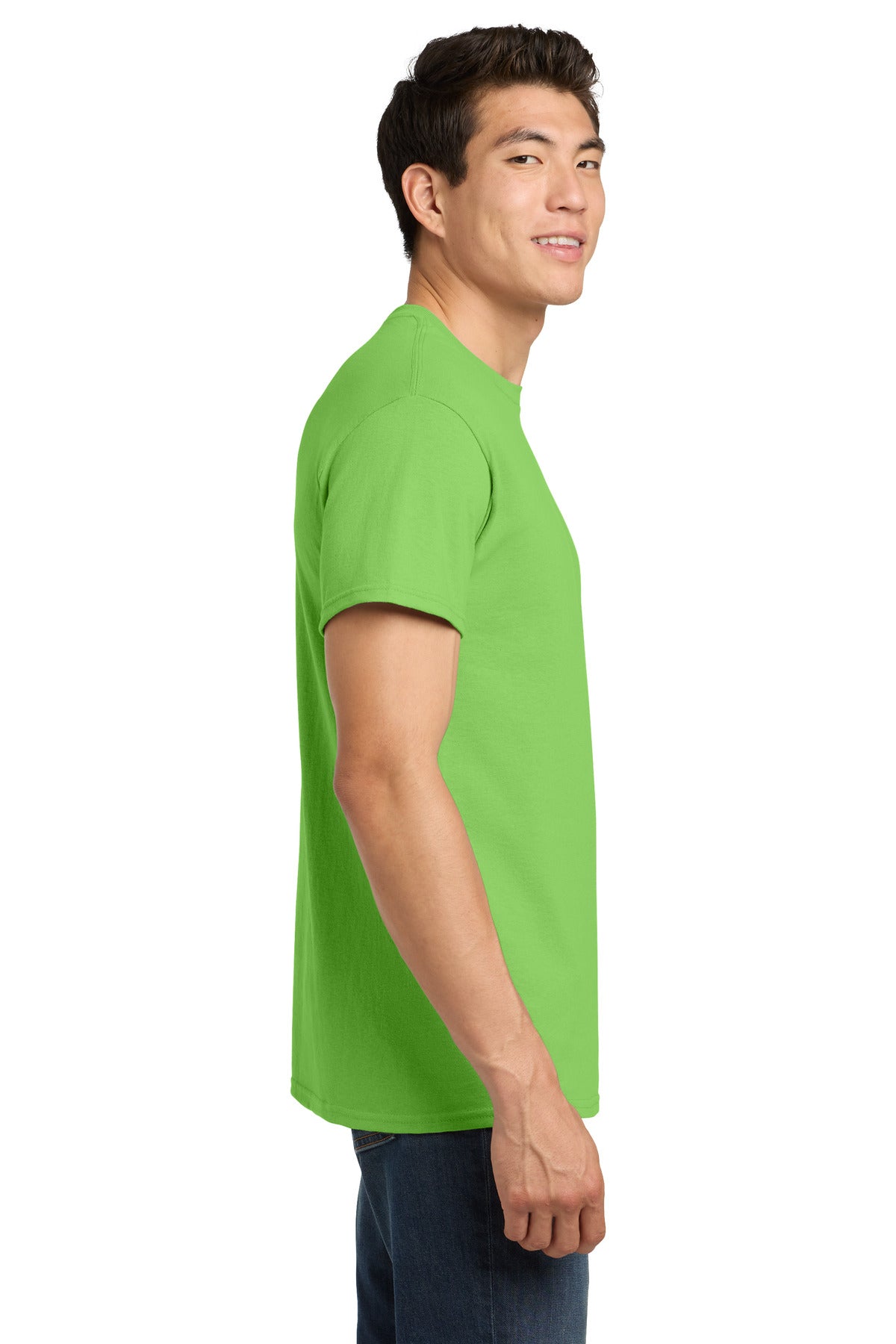 Gildan - Heavy Cotton 100% Cotton T-Shirt. 5000 - Lime - side