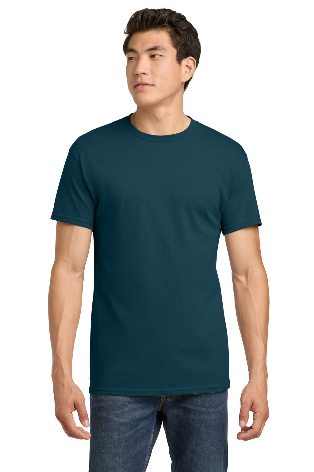 Gildan - Heavy Cotton 100% Cotton T-Shirt. 5000 - Midnight - front