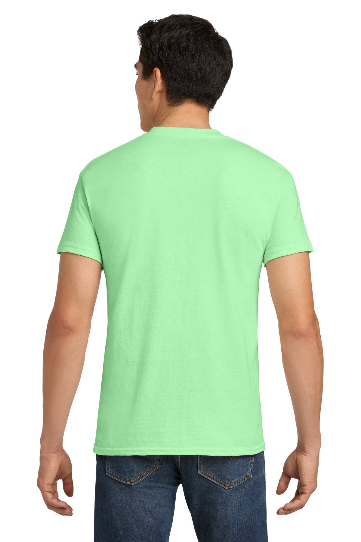 Gildan - Heavy Cotton 100% Cotton T-Shirt. 5000 - Mint Green - back