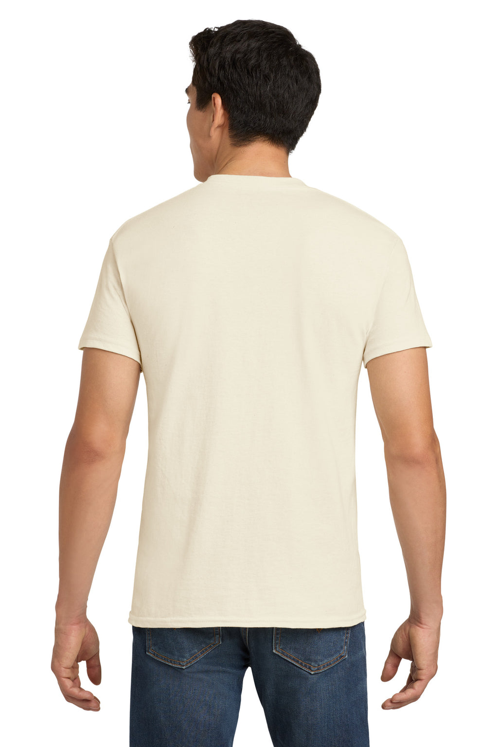 Gildan - Heavy Cotton 100% Cotton T-Shirt. 5000 - Natural - back
