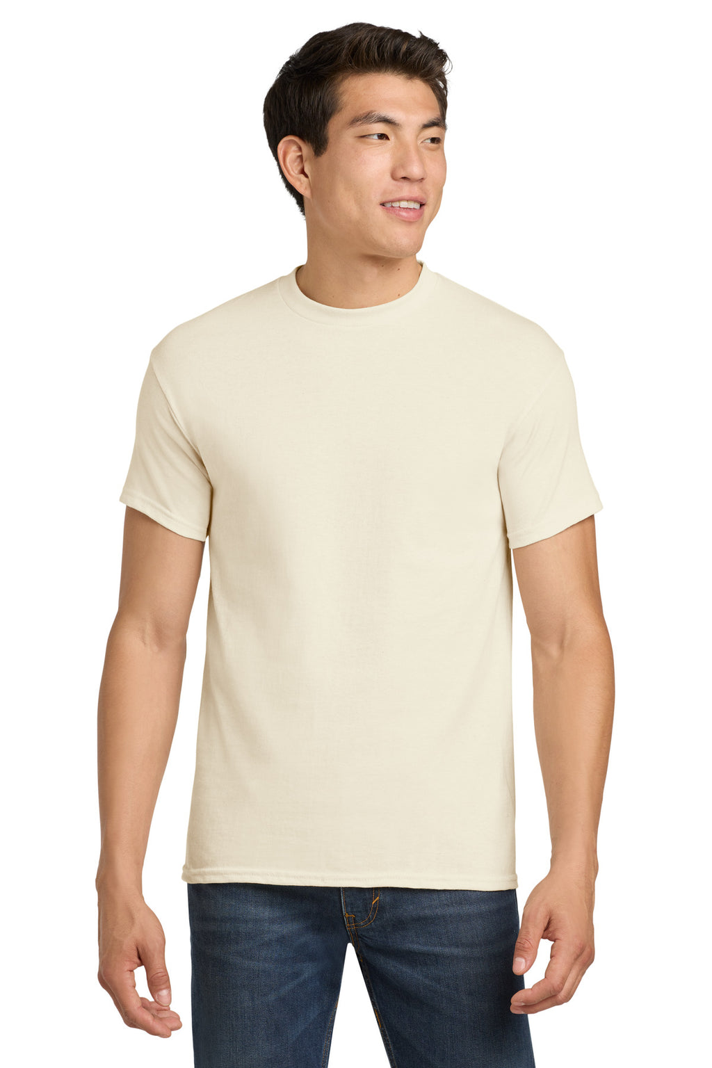 Gildan - Heavy Cotton 100% Cotton T-Shirt. 5000 - Natural - front