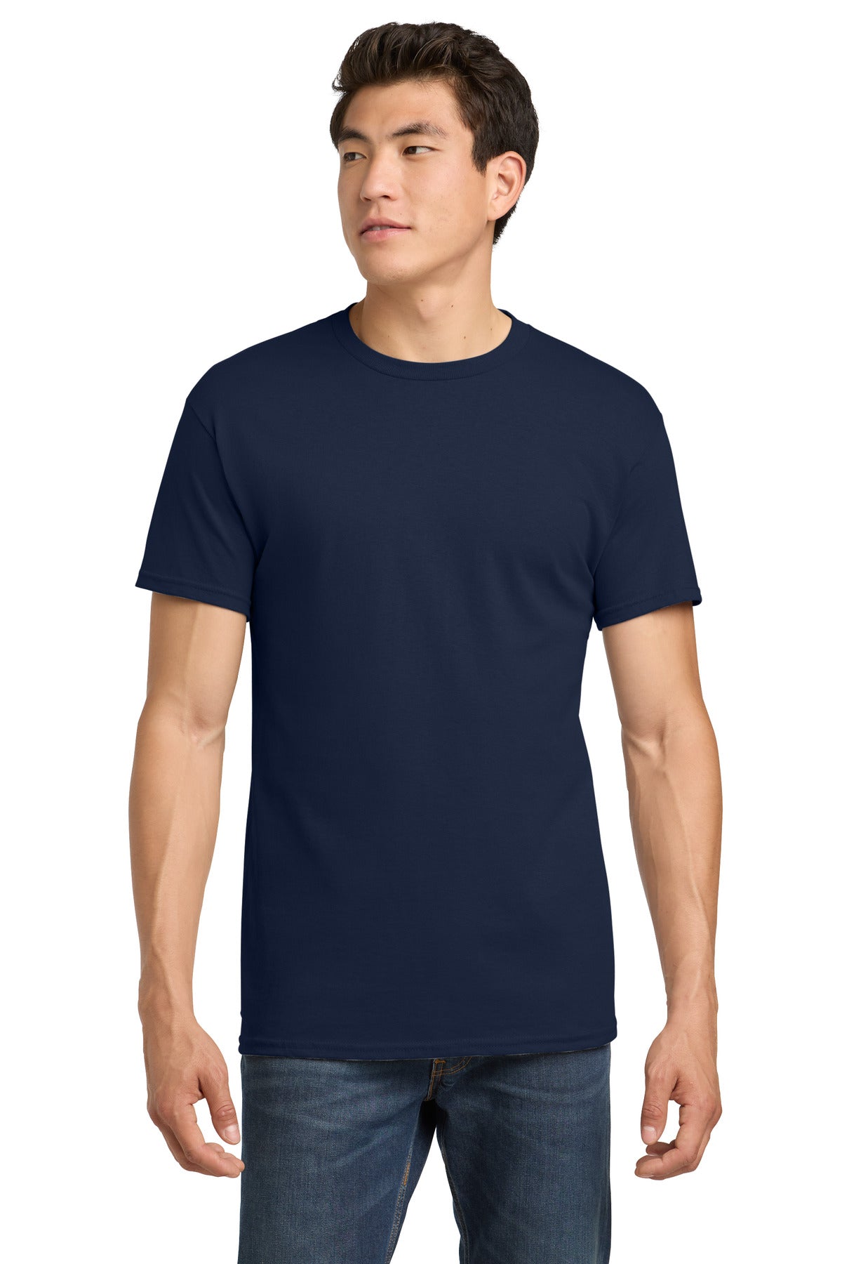 Gildan - Heavy Cotton 100% Cotton T-Shirt. 5000 - Navy - front