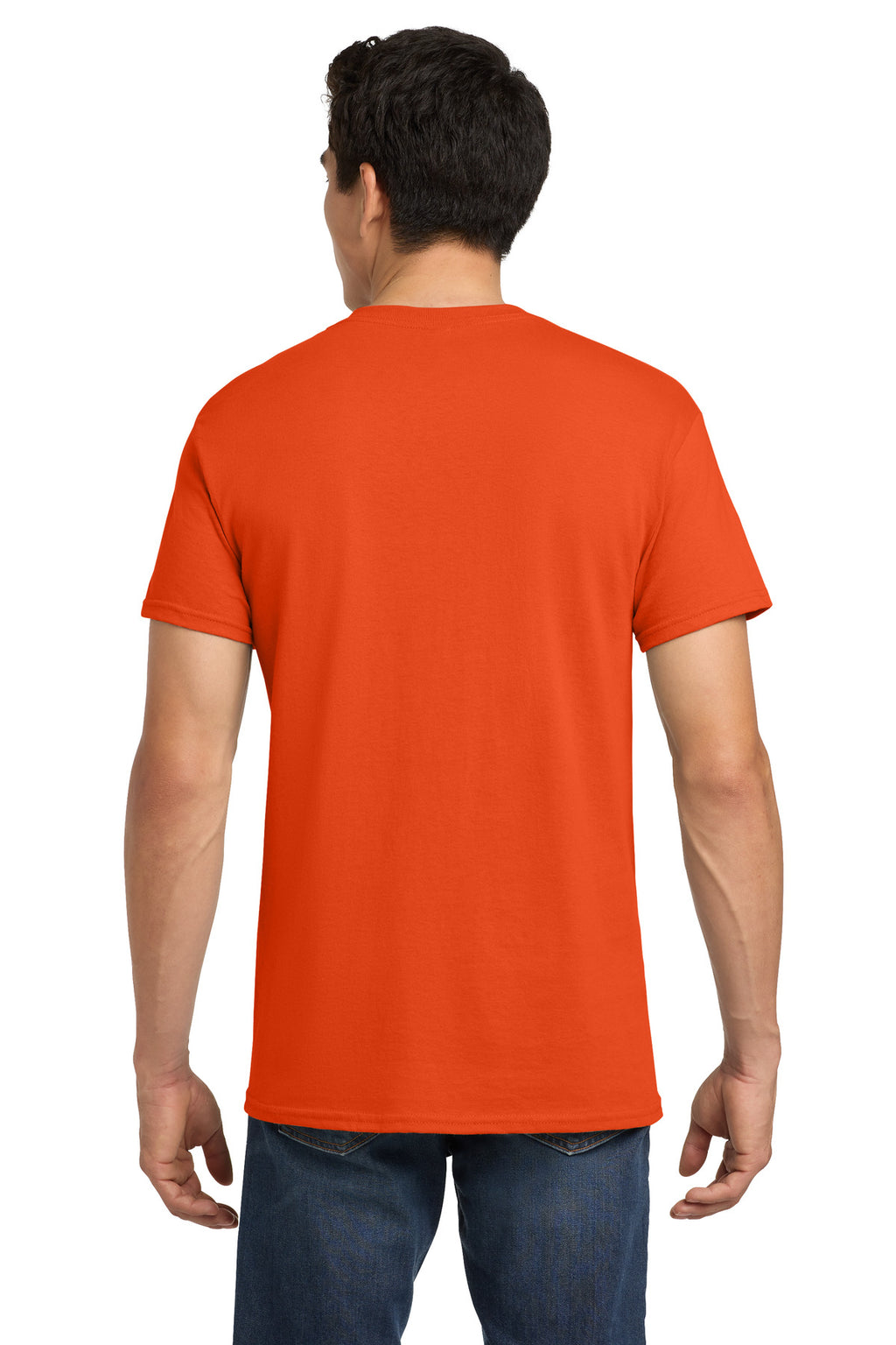 Gildan - Heavy Cotton 100% Cotton T-Shirt. 5000 - Orange - back