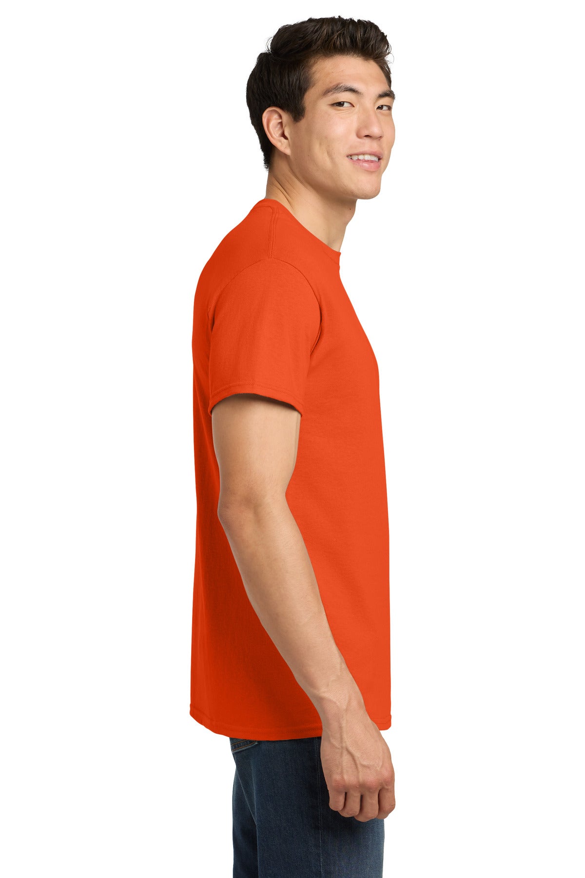 Gildan - Heavy Cotton 100% Cotton T-Shirt. 5000 - Orange - side