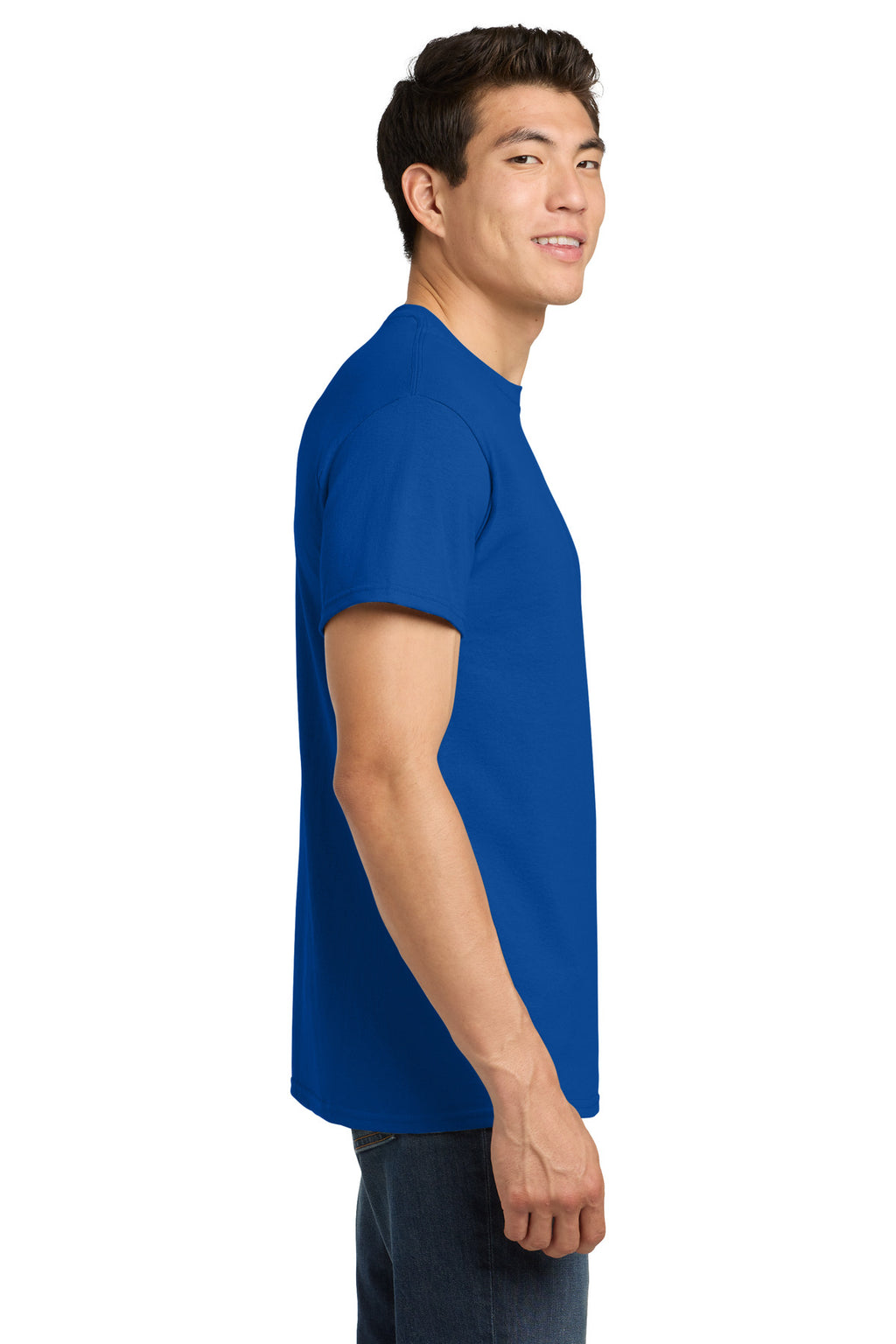 Gildan - Heavy Cotton 100% Cotton T-Shirt. 5000 - Royal - side