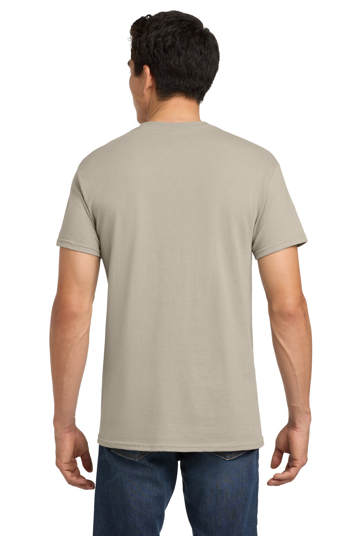 Gildan - Heavy Cotton 100% Cotton T-Shirt. 5000 - Sand - back