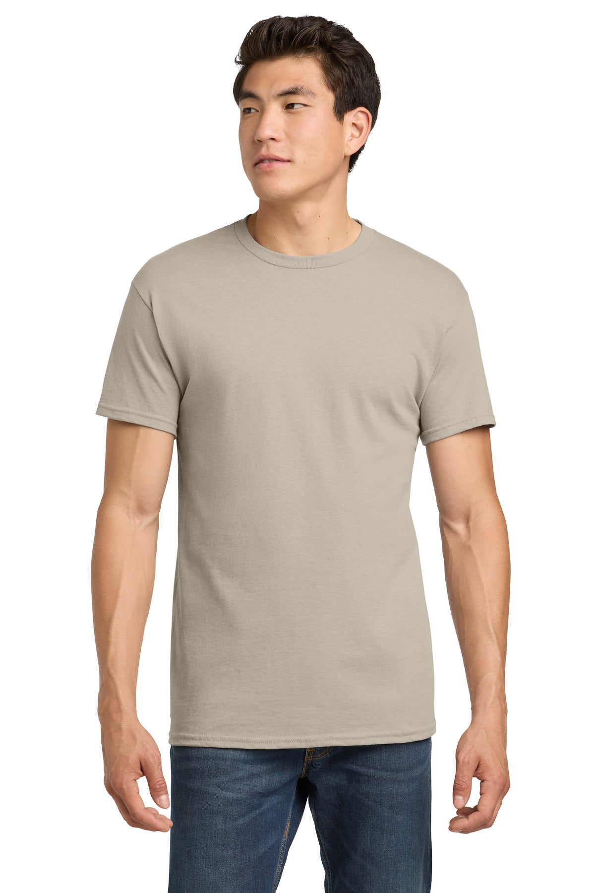Gildan - Heavy Cotton 100% Cotton T-Shirt. 5000 - Sand - front