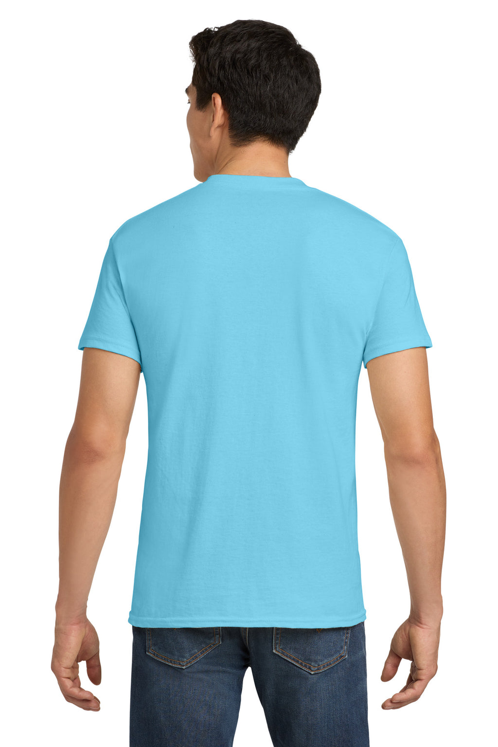 Gildan - Heavy Cotton 100% Cotton T-Shirt. 5000 - Sky - back