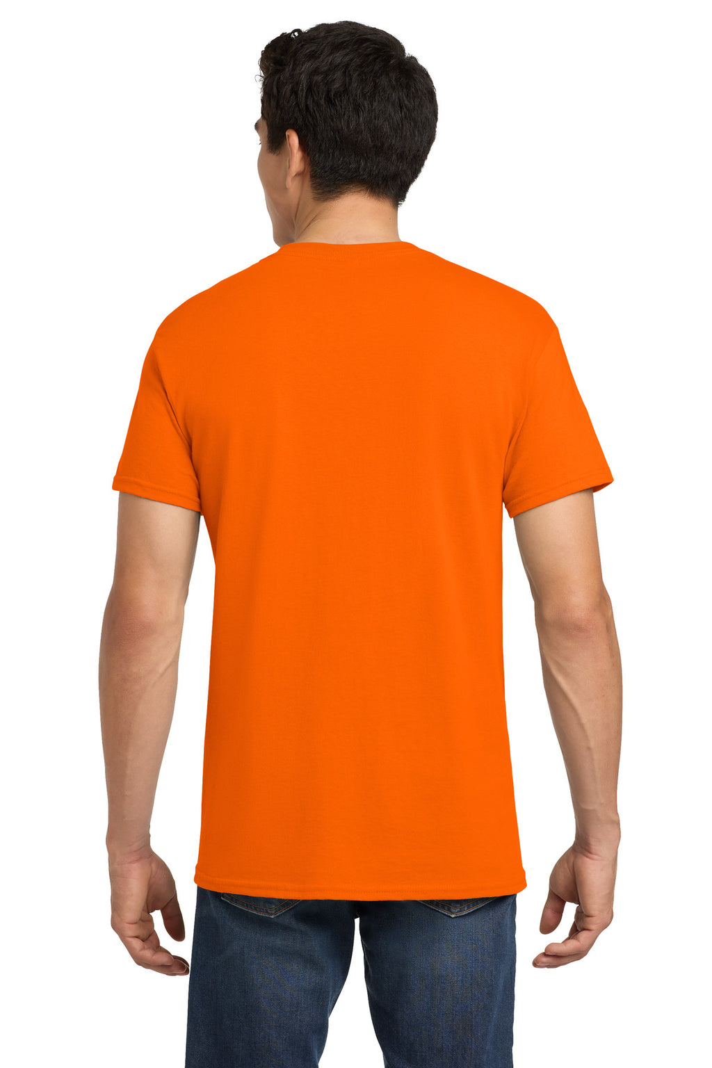 Gildan - Heavy Cotton 100% Cotton T-Shirt. 5000 - S. Orange - back