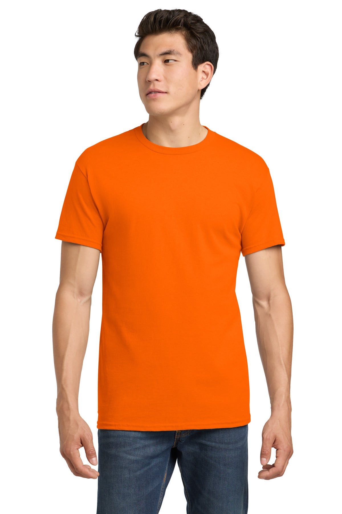 Gildan - Heavy Cotton 100% Cotton T-Shirt. 5000 - S. Orange - front