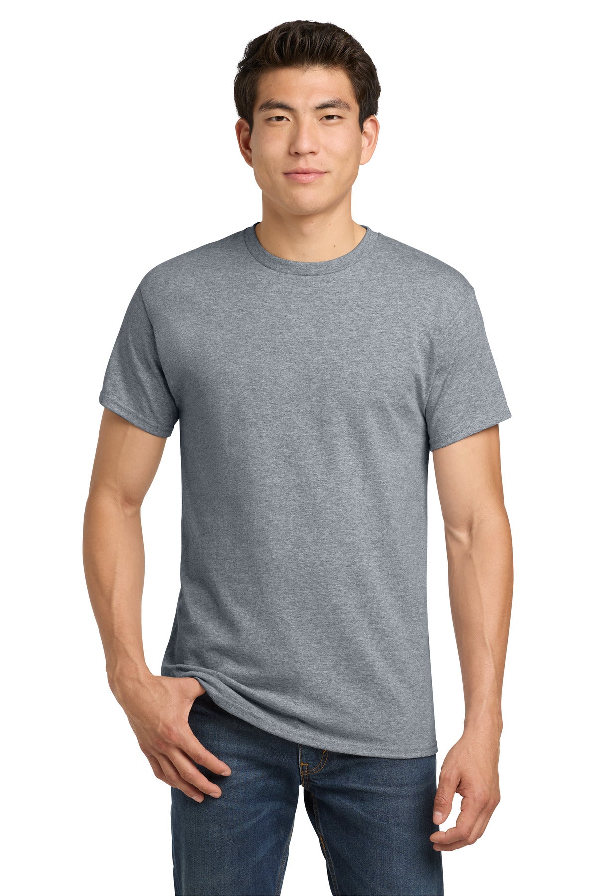 Gildan - Heavy Cotton 100% Cotton T-Shirt. 5000 - Sport Grey - front