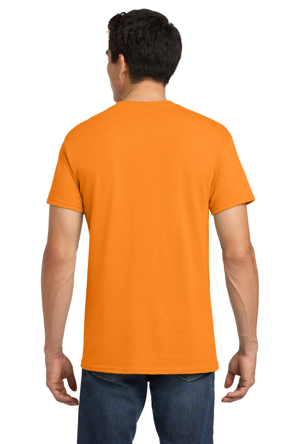 Gildan - Heavy Cotton 100% Cotton T-Shirt. 5000 - Tennessee Orange - back