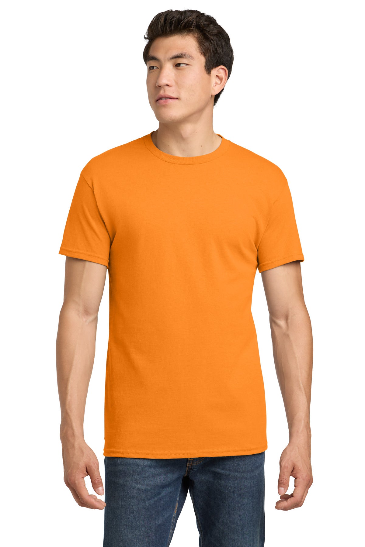 Gildan - Heavy Cotton 100% Cotton T-Shirt. 5000 - Tennessee Orange - front
