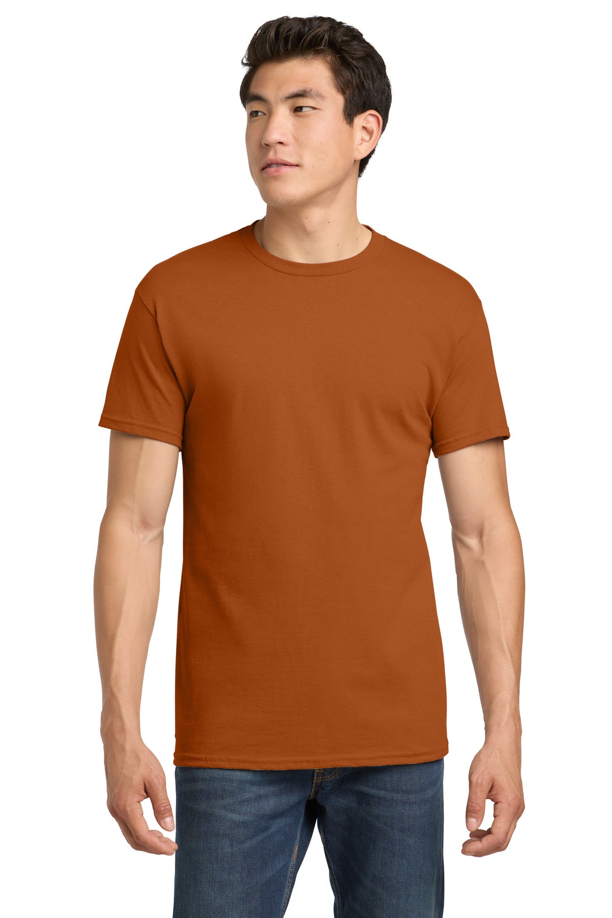 Gildan - Heavy Cotton 100% Cotton T-Shirt. 5000 - Texas Orange - front