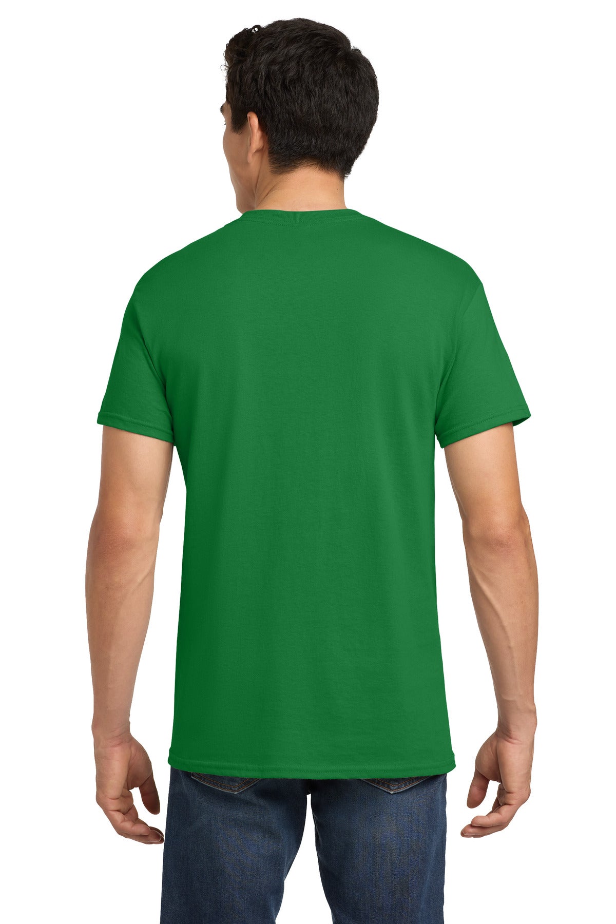 Gildan - Heavy Cotton 100% Cotton T-Shirt. 5000 - Turf Green - back