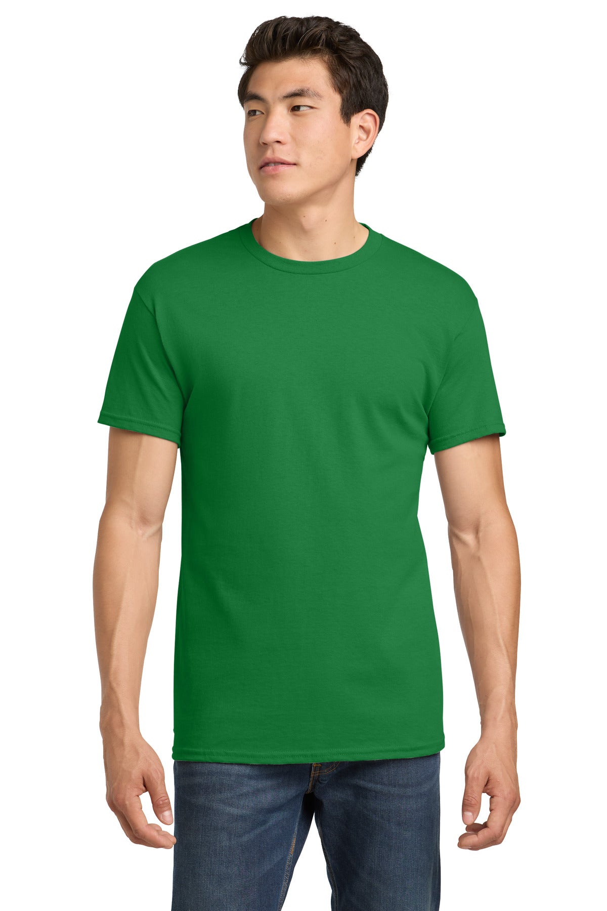 Gildan - Heavy Cotton 100% Cotton T-Shirt. 5000 - Turf Green - front