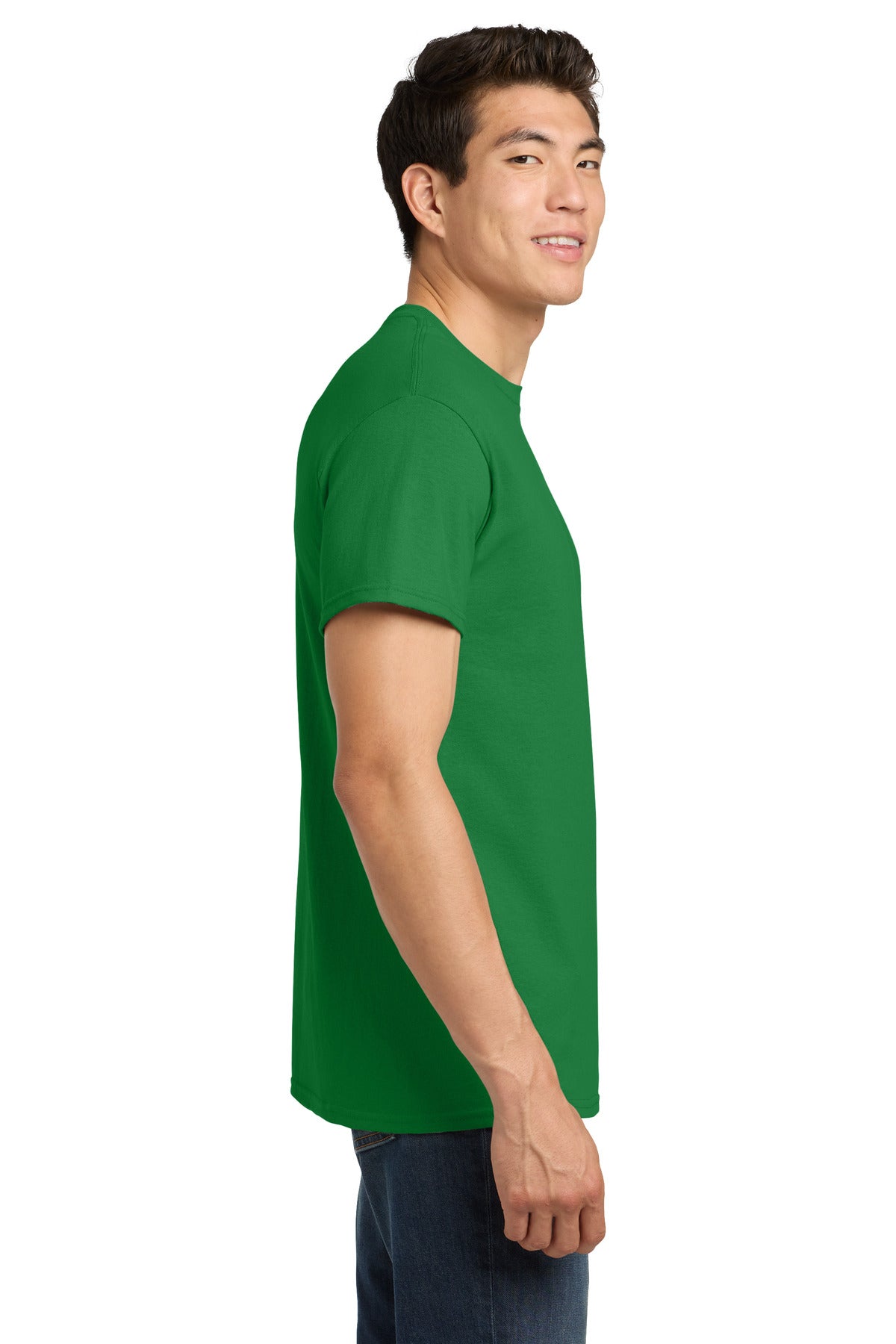 Gildan - Heavy Cotton 100% Cotton T-Shirt. 5000 - Turf Green - side