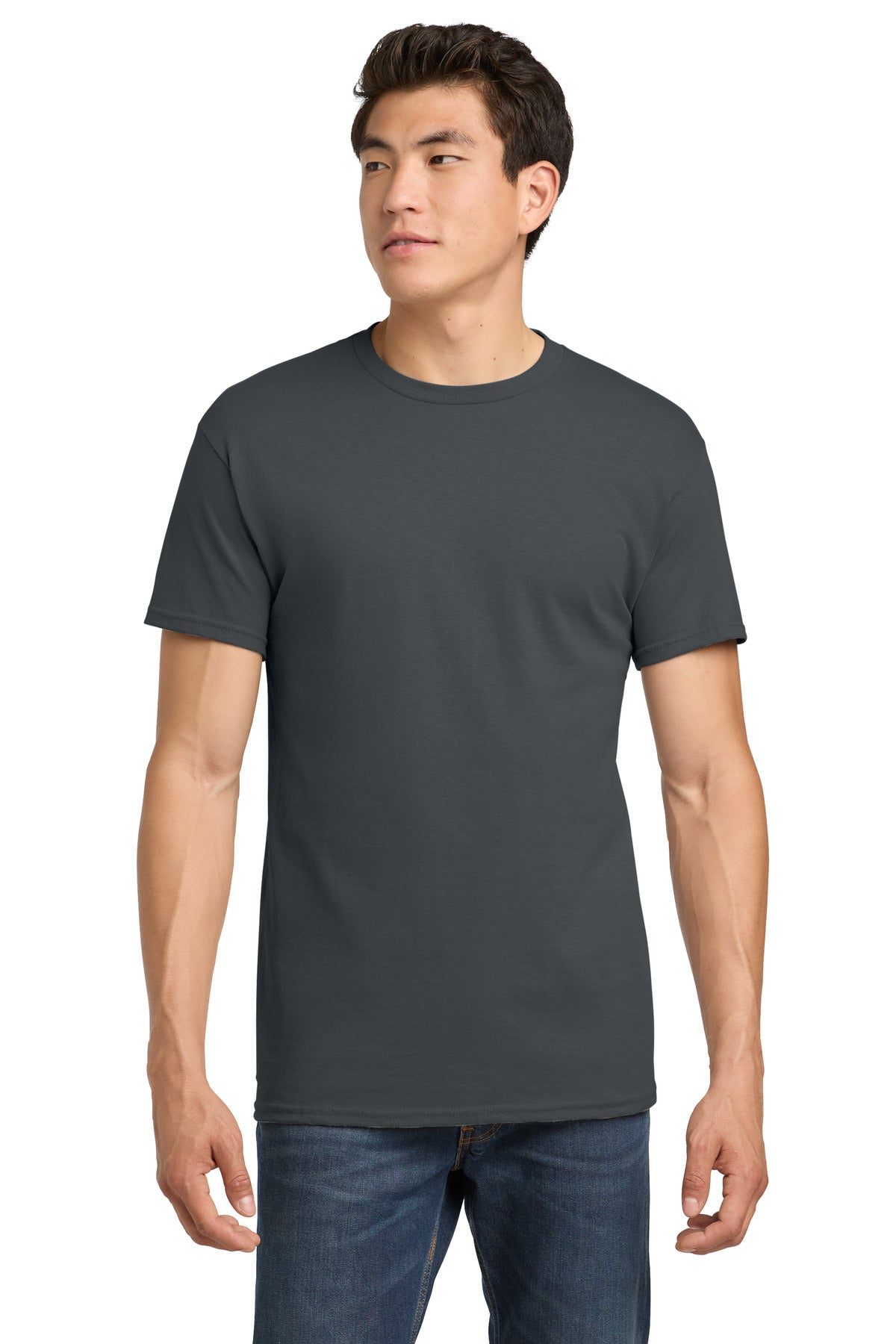 Gildan - Heavy Cotton 100% Cotton T-Shirt. 5000 - Tweed - front