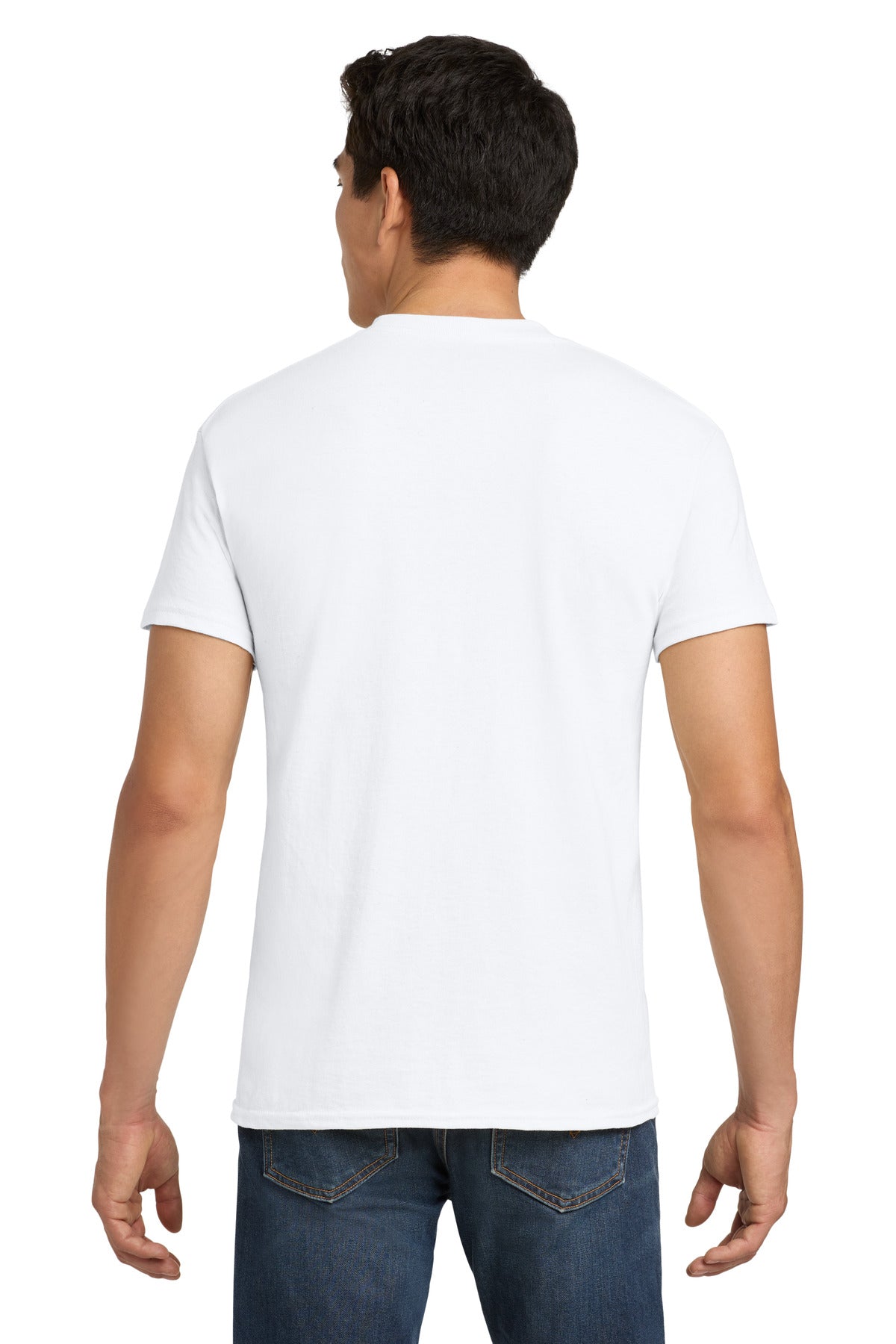 Gildan - Heavy Cotton 100% Cotton T-Shirt. 5000 - White - back