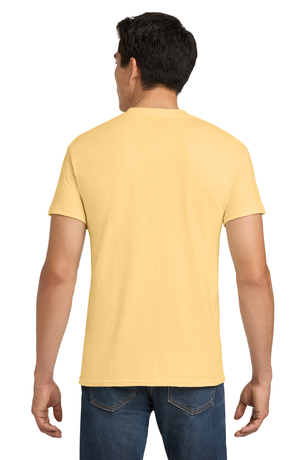 Gildan - Heavy Cotton 100% Cotton T-Shirt. 5000 - Yellow Haze - back