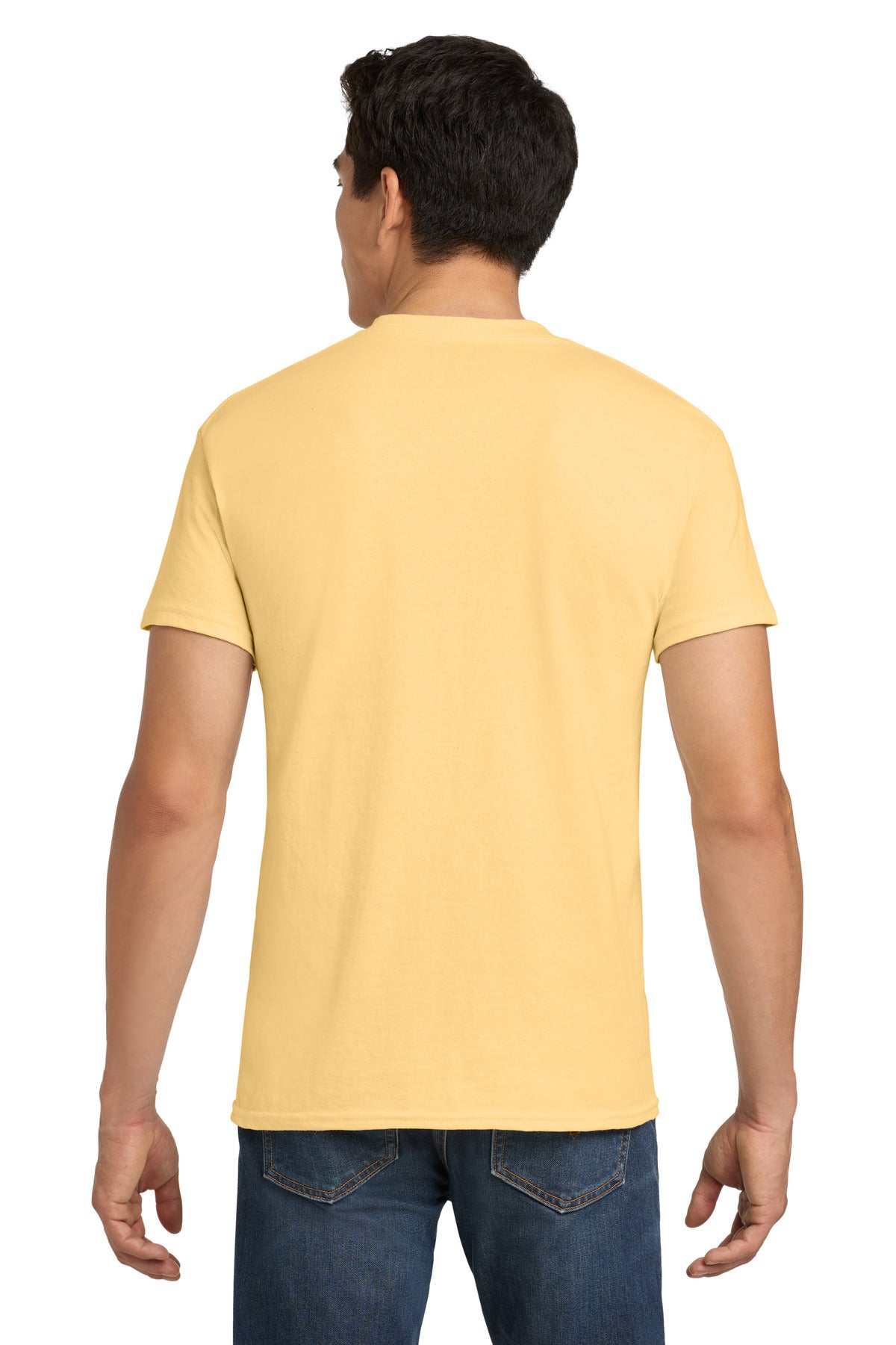 Gildan - Heavy Cotton 100% Cotton T-Shirt. 5000 - Yellow Haze - back