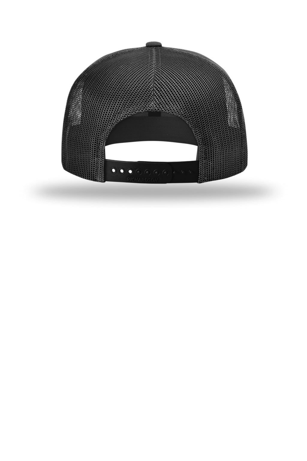 Richardson Acrylic-Wool Blend Flatbill Trucker 511 - Black - back