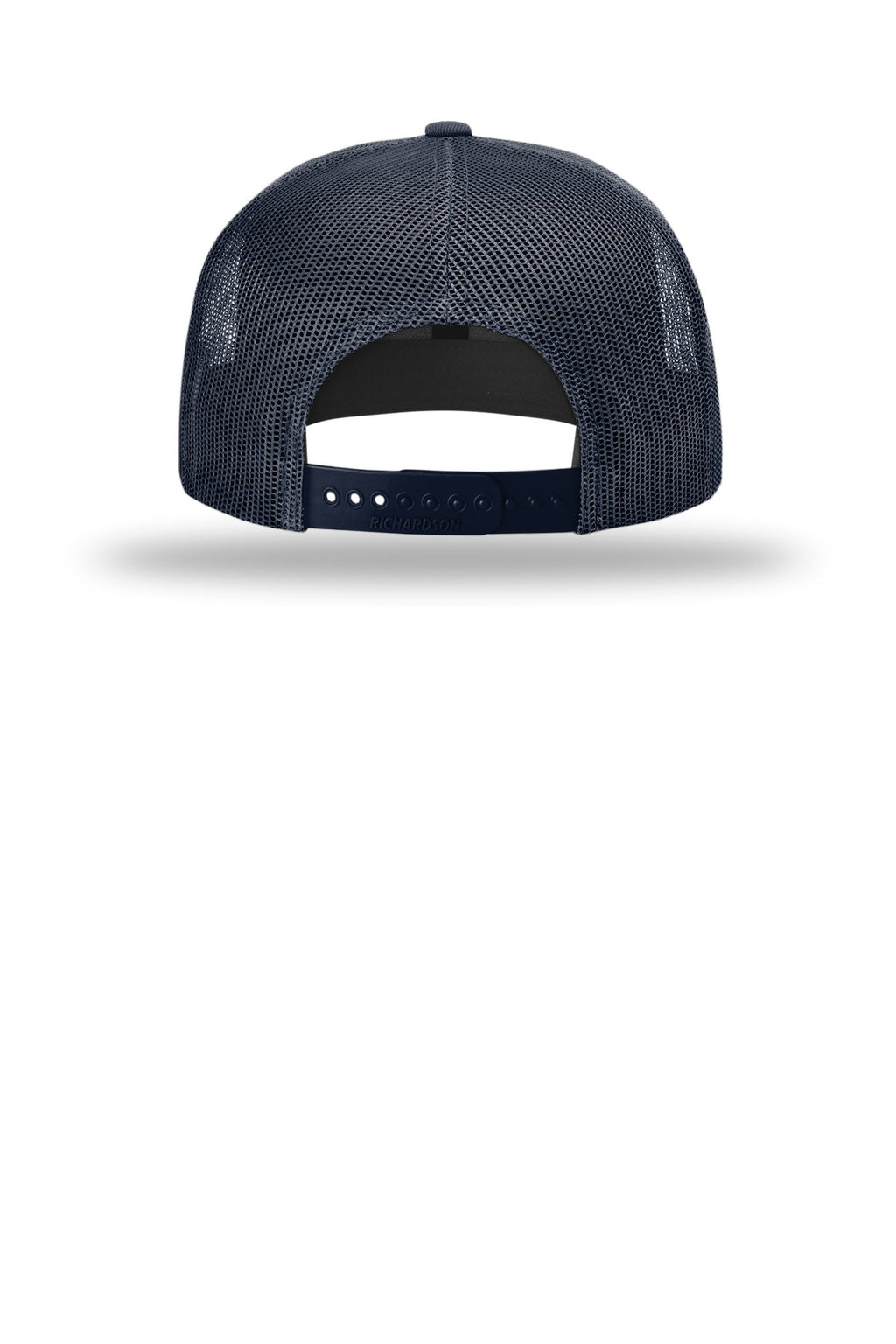 Richardson Acrylic-Wool Blend Flatbill Trucker 511 - Navy - back