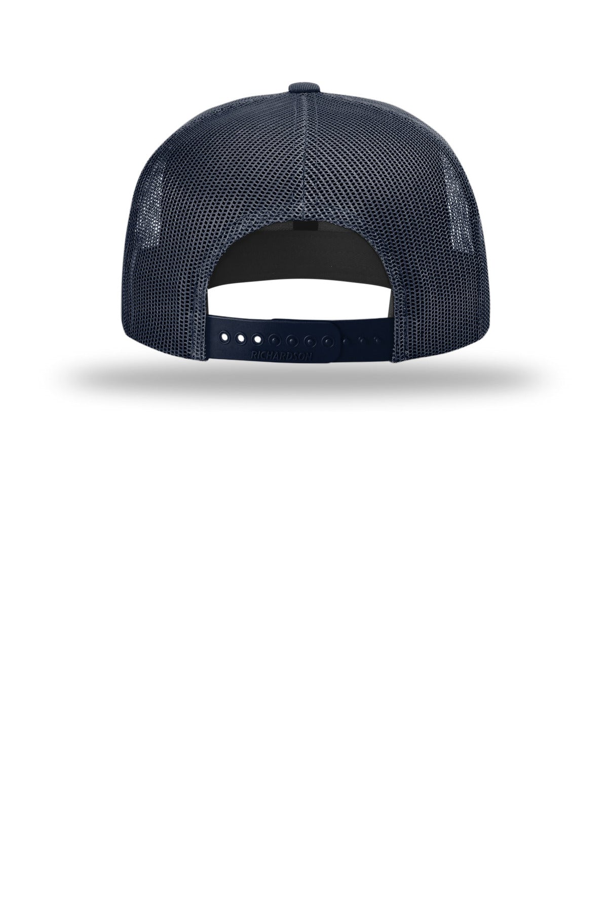 Richardson Acrylic-Wool Blend Flatbill Trucker 511 - Navy - back