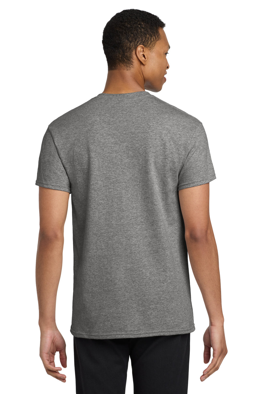 Gildan Heavy Cotton 100% Cotton Pocket T-Shirt. 5300 - Graphite Heather - back