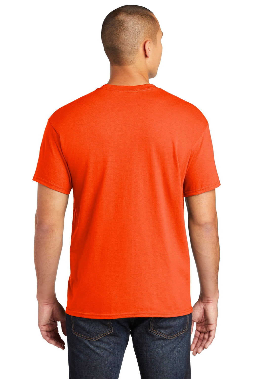 Gildan Heavy Cotton 100% Cotton Pocket T-Shirt. 5300 - Orange - back