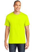 Gildan Heavy Cotton 100% Cotton Pocket T-Shirt. 5300 - Safety Green - front