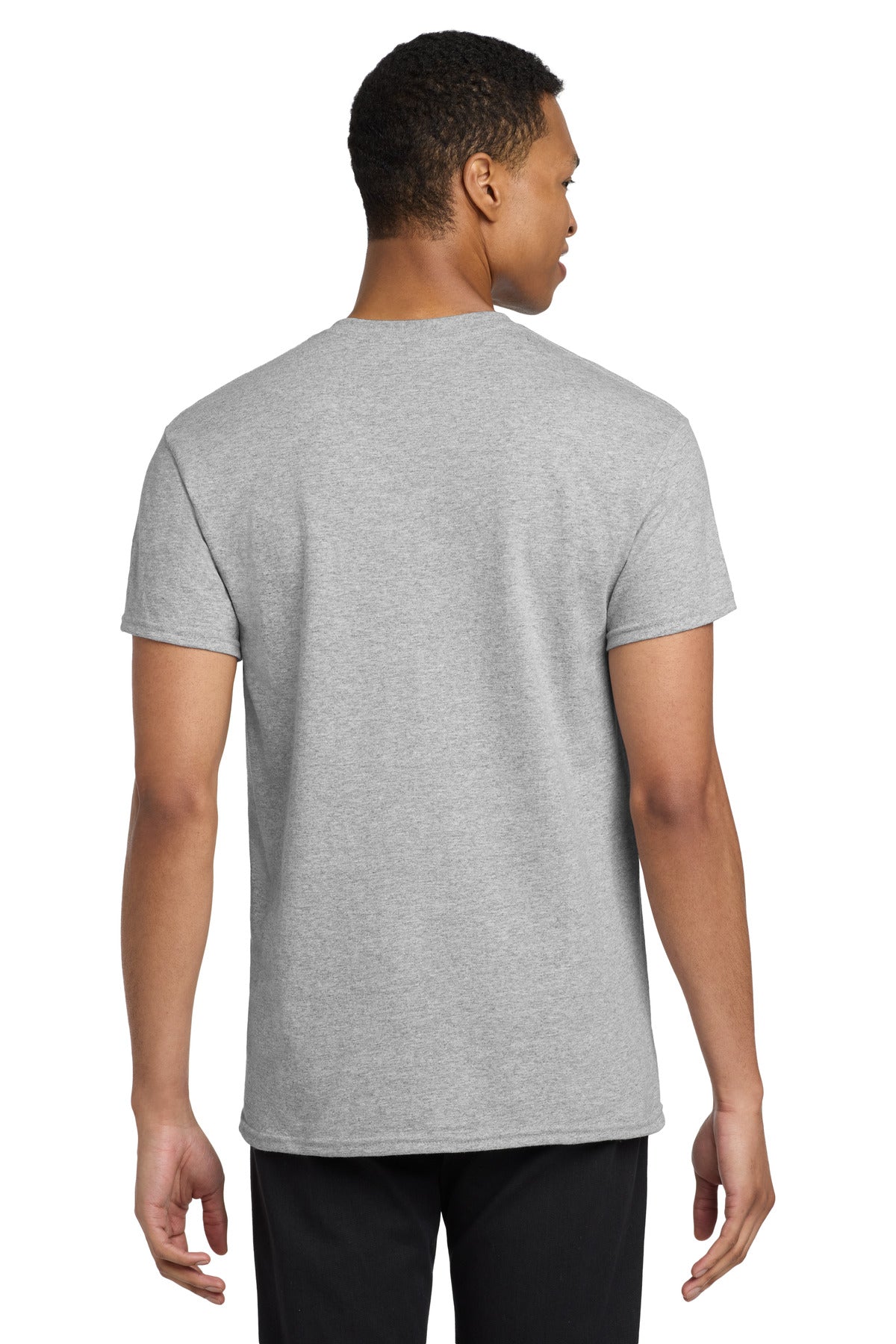 Gildan Heavy Cotton 100% Cotton Pocket T-Shirt. 5300 - Sport Grey - back