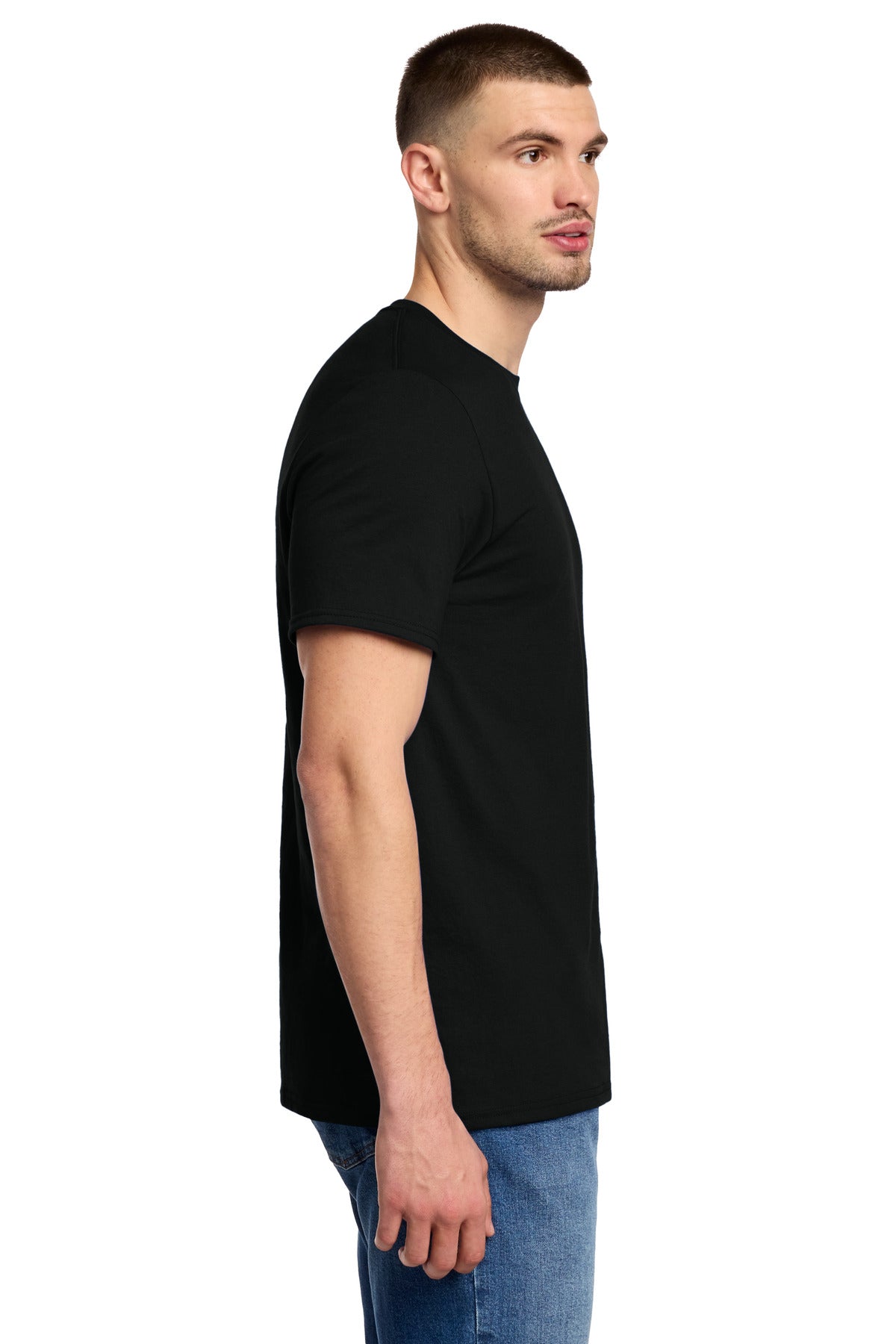 Jerzees Premium Blend Ring Spun T-Shirt 560M - Black Ink - side