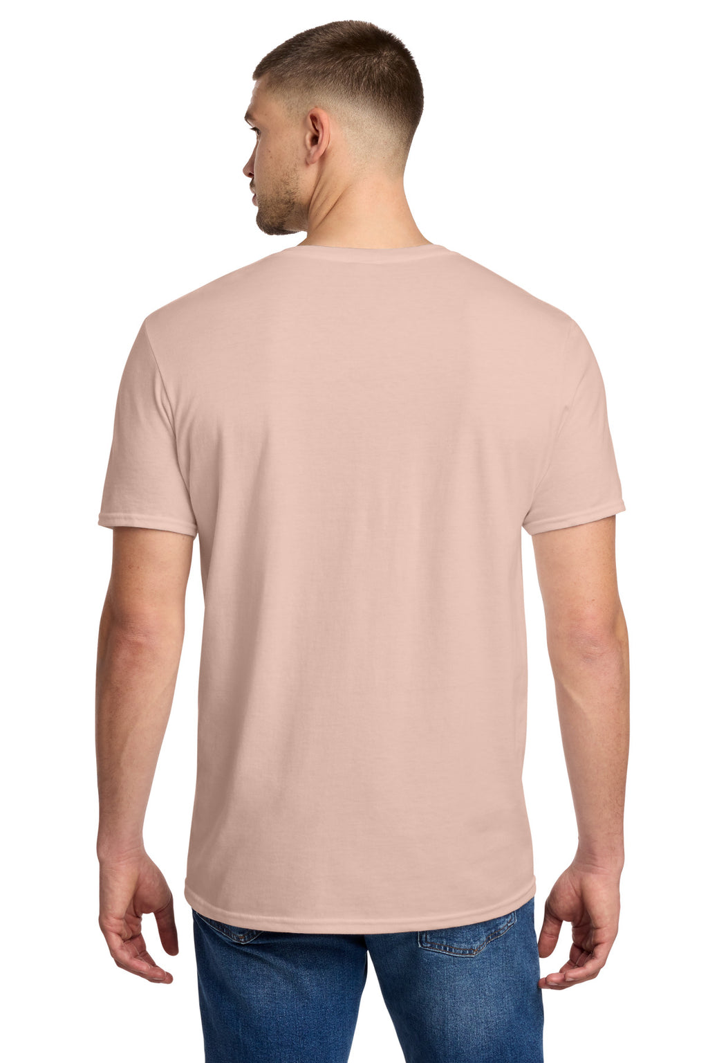 Jerzees Premium Blend Ring Spun T-Shirt 560M - Blush Pink - back