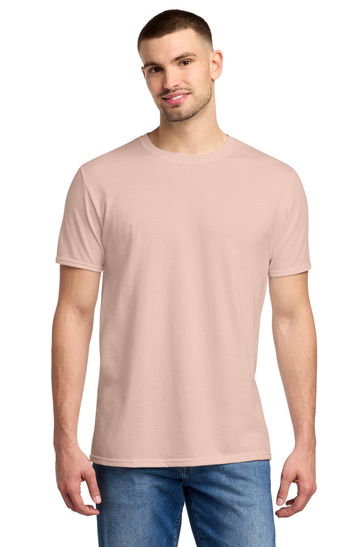 Jerzees Premium Blend Ring Spun T-Shirt 560M - Blush Pink - front