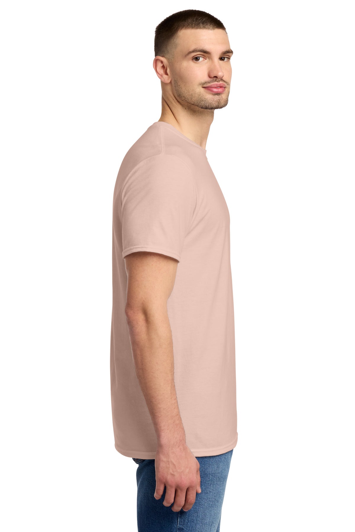 Jerzees Premium Blend Ring Spun T-Shirt 560M - Blush Pink - side