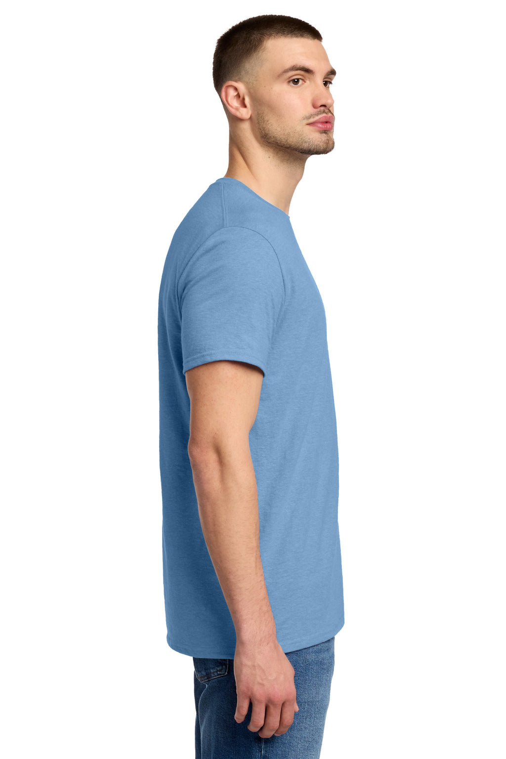 Jerzees Premium Blend Ring Spun T-Shirt 560M - Carolina Heather - side