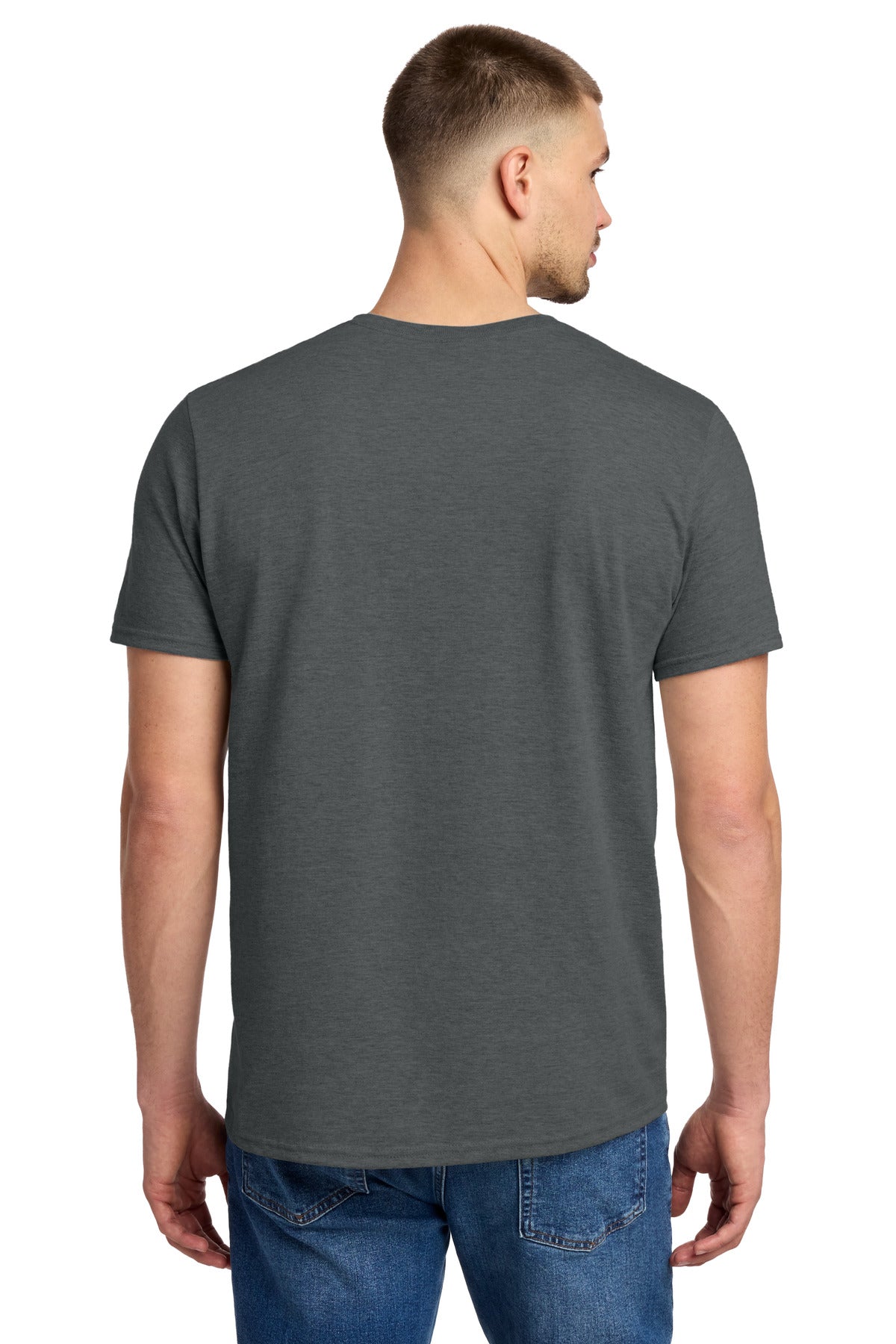 Jerzees Premium Blend Ring Spun T-Shirt 560M - Charcoal Heather - back