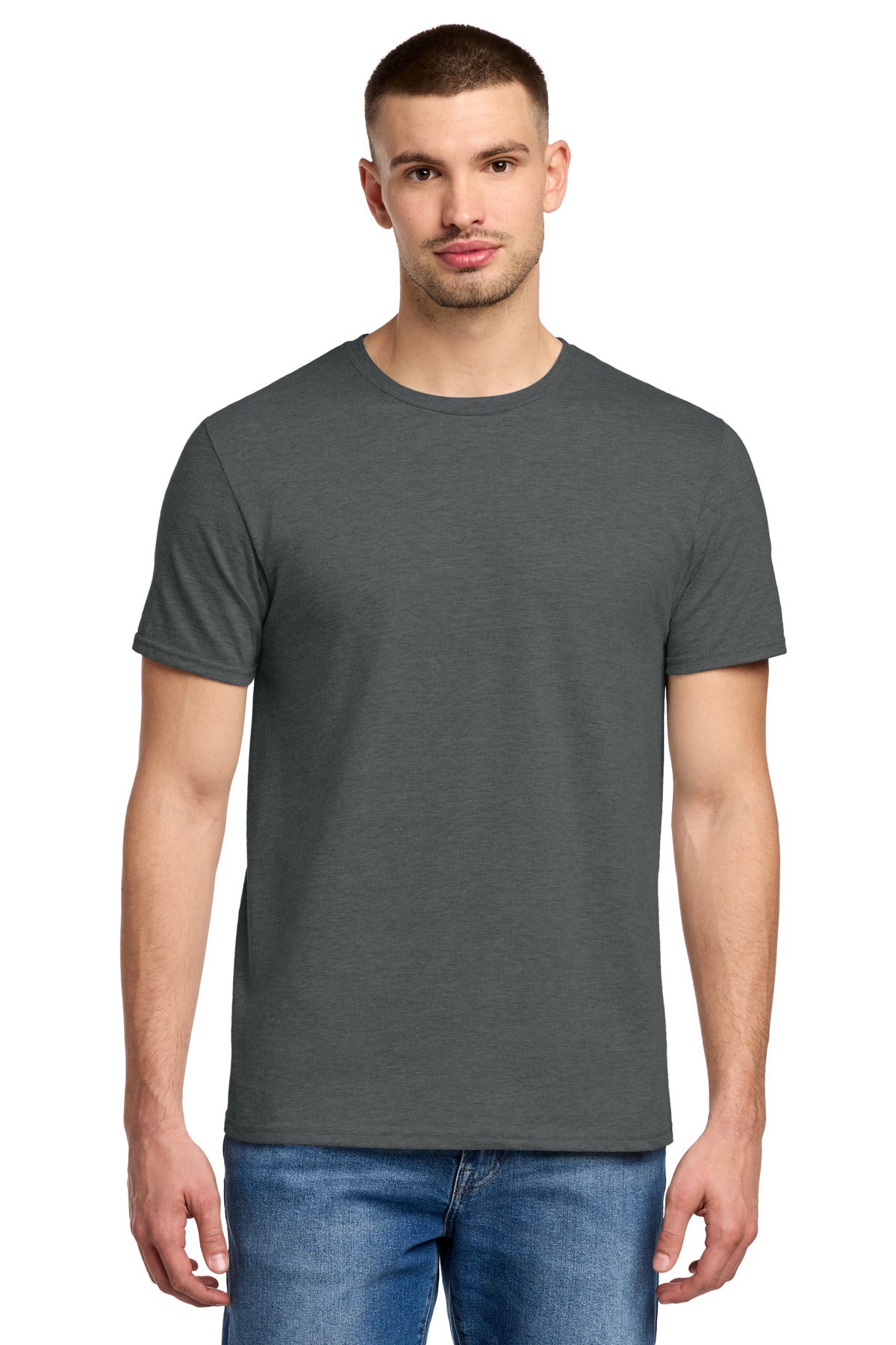 Jerzees Premium Blend Ring Spun T-Shirt 560M - Charcoal Heather - front