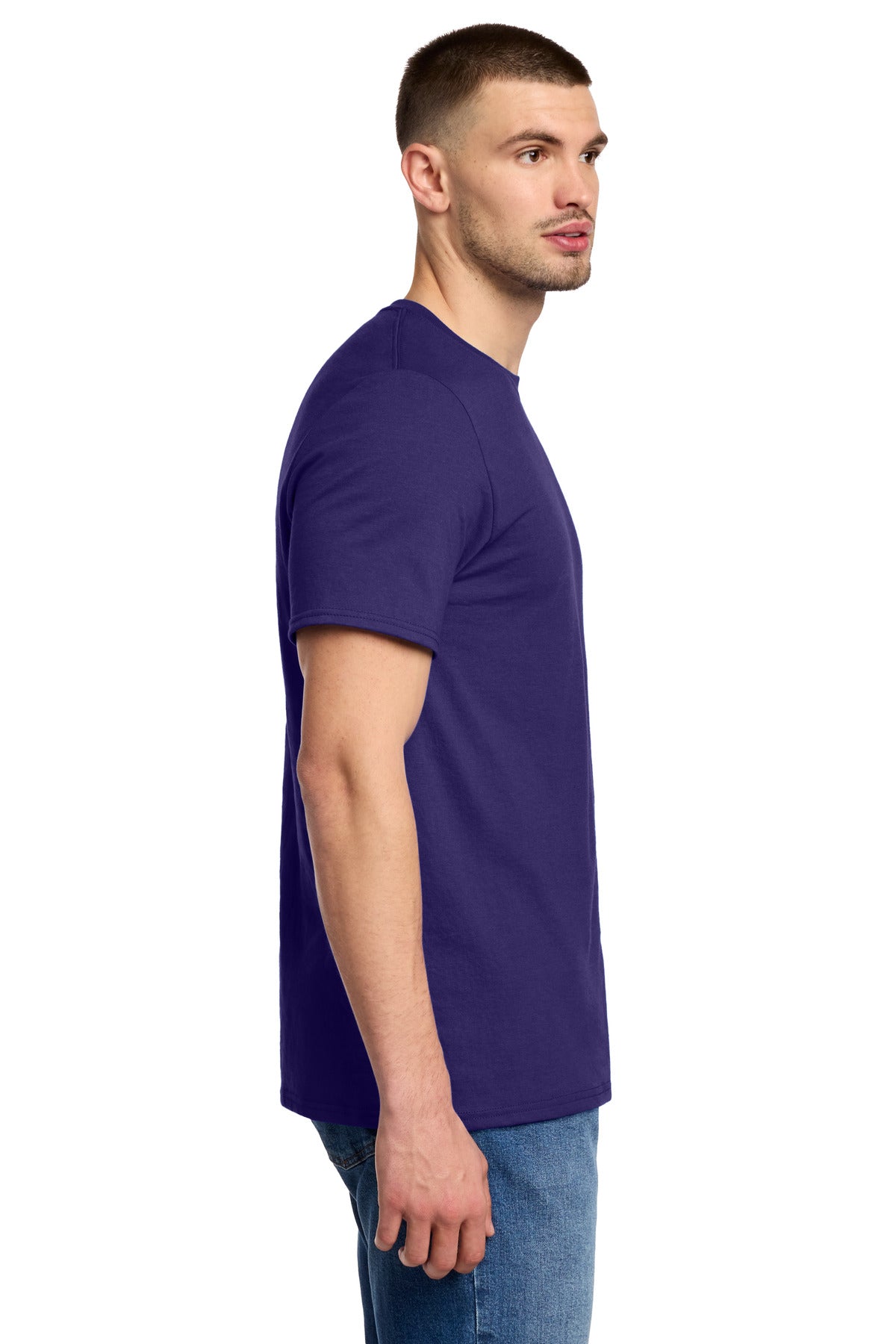 Jerzees Premium Blend Ring Spun T-Shirt 560M - Deep Purple - side