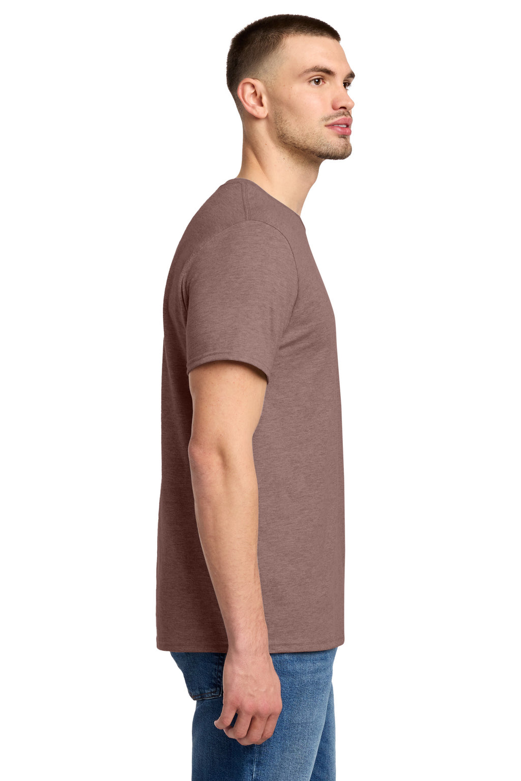 Jerzees Premium Blend Ring Spun T-Shirt 560M - Heather Mauve - side