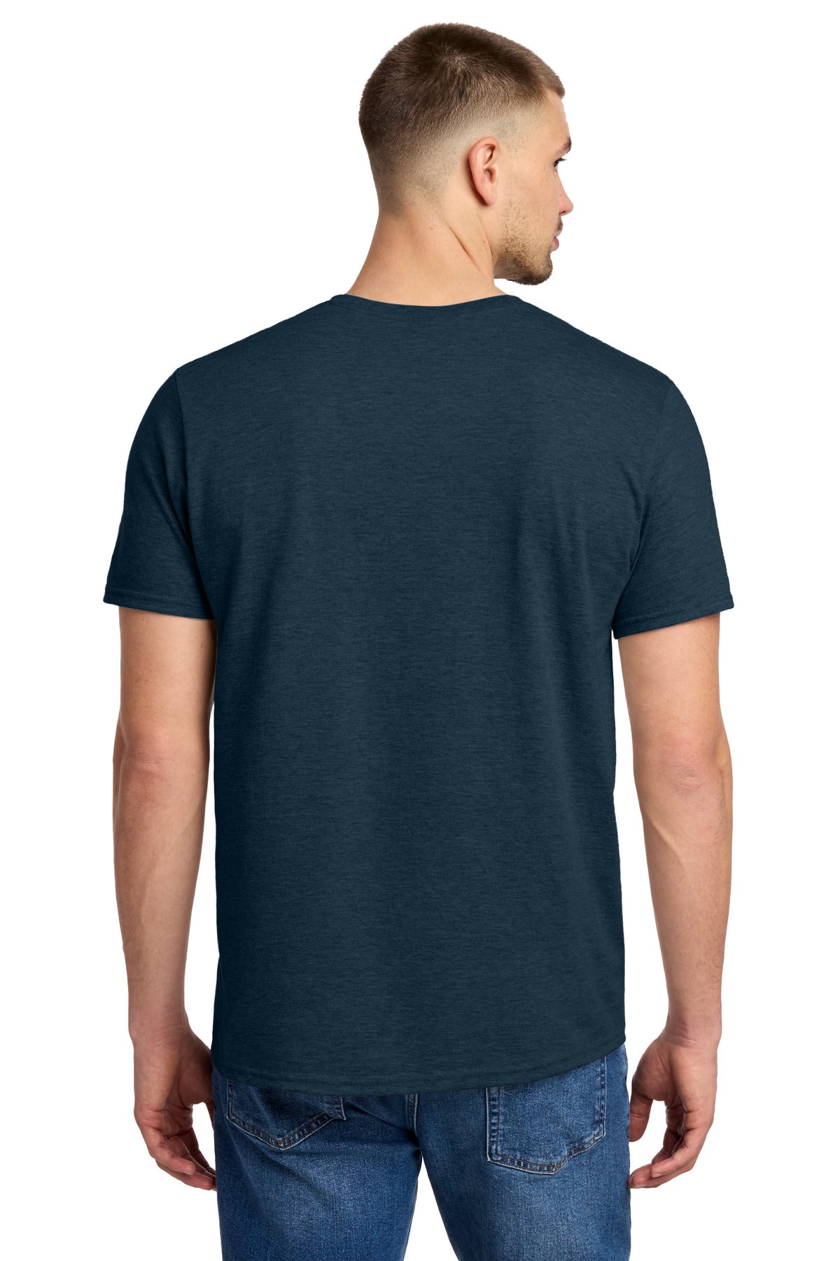 Jerzees Premium Blend Ring Spun T-Shirt 560M - Indigo Heather - back