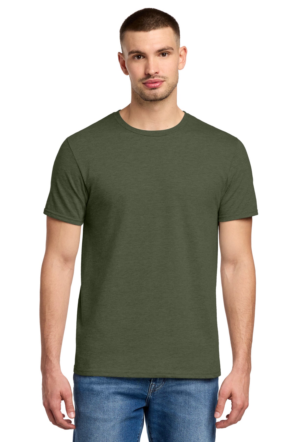 Jerzees Premium Blend Ring Spun T-Shirt 560M - Military Green Heather - front