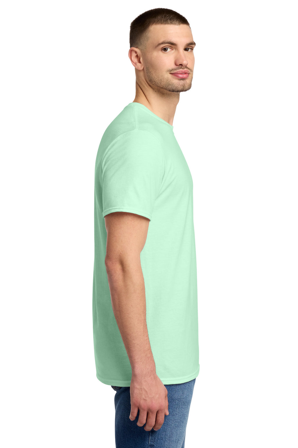 Jerzees Premium Blend Ring Spun T-Shirt 560M - Mint To Be - side