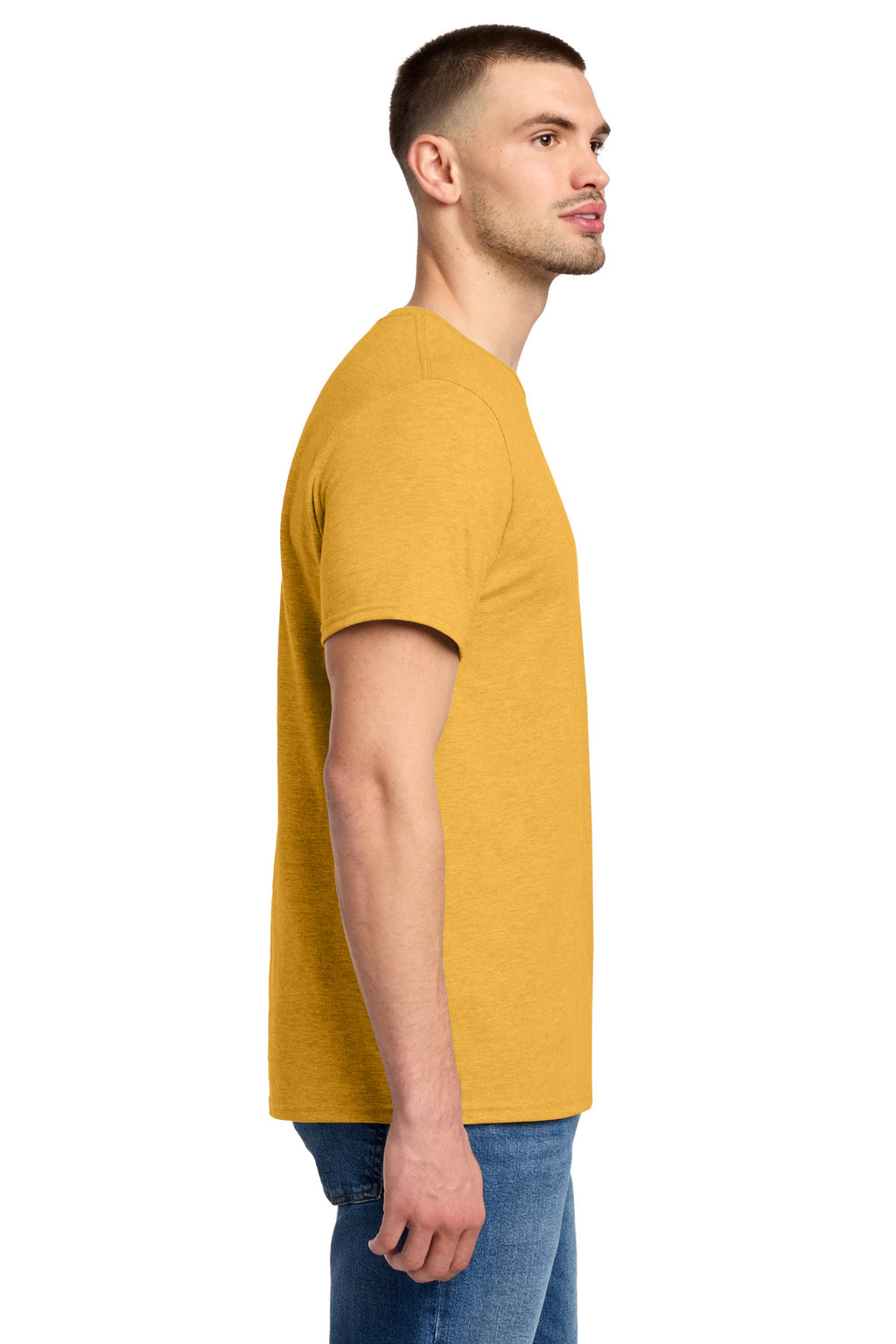 Jerzees Premium Blend Ring Spun T-Shirt 560M - Mustard Heather - side