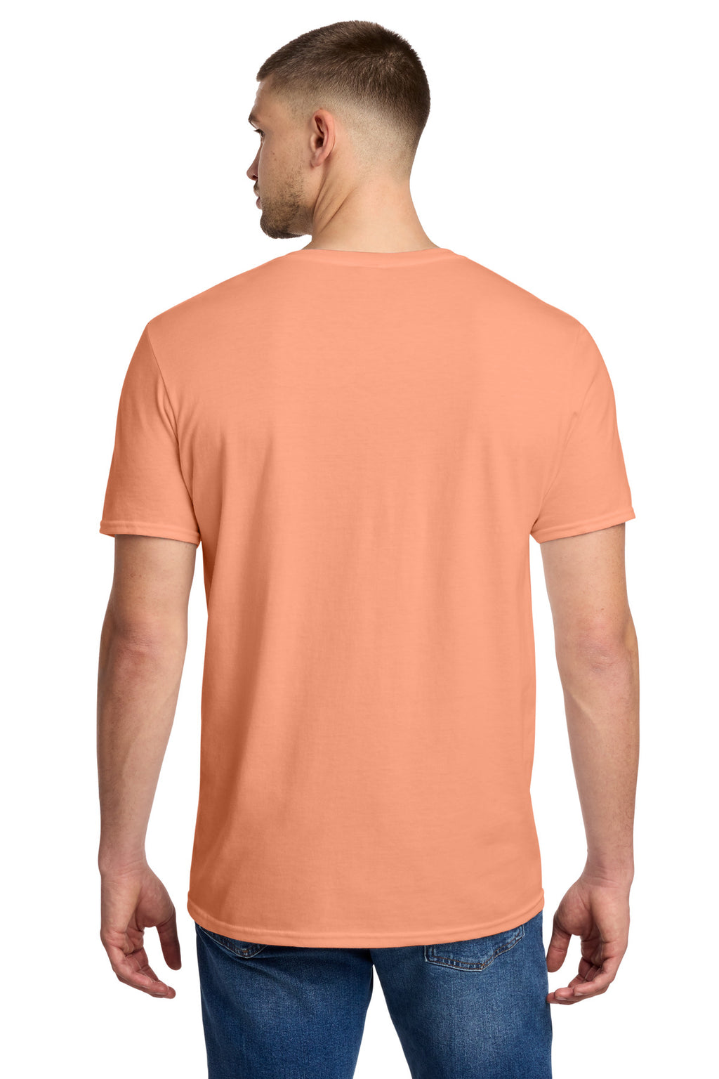 Jerzees Premium Blend Ring Spun T-Shirt 560M - Peach - back